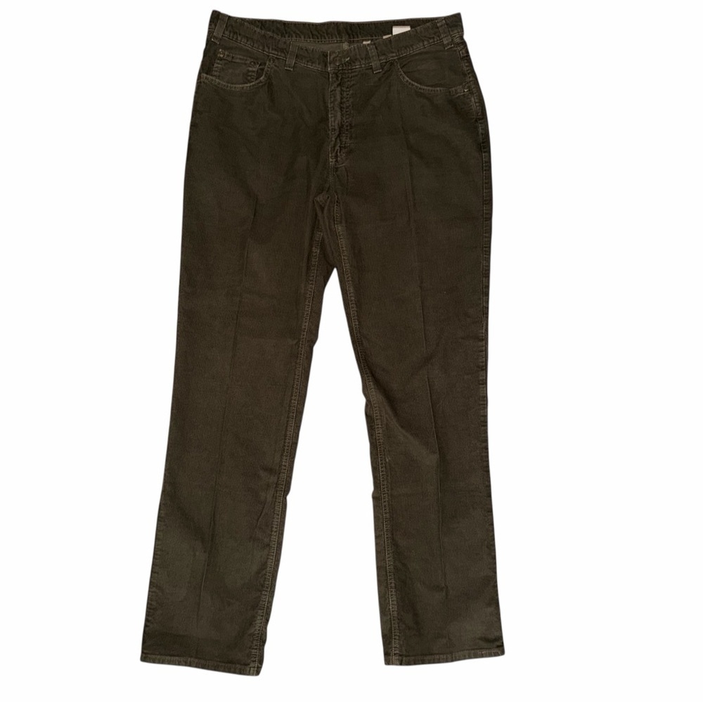 Bills Khakis Olive Green Straight Leg Corduroys Size 37